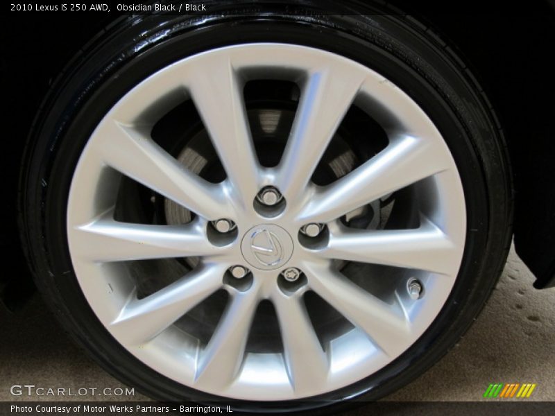 Obsidian Black / Black 2010 Lexus IS 250 AWD