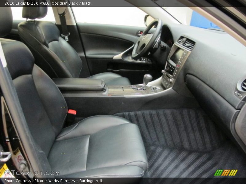 Obsidian Black / Black 2010 Lexus IS 250 AWD
