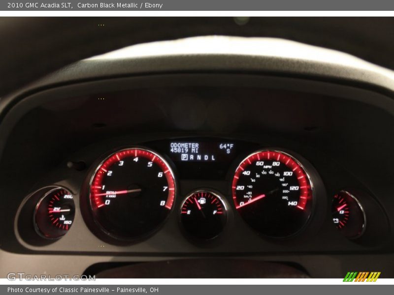 Carbon Black Metallic / Ebony 2010 GMC Acadia SLT