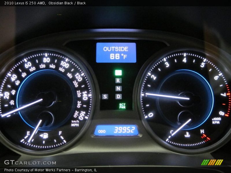 Obsidian Black / Black 2010 Lexus IS 250 AWD