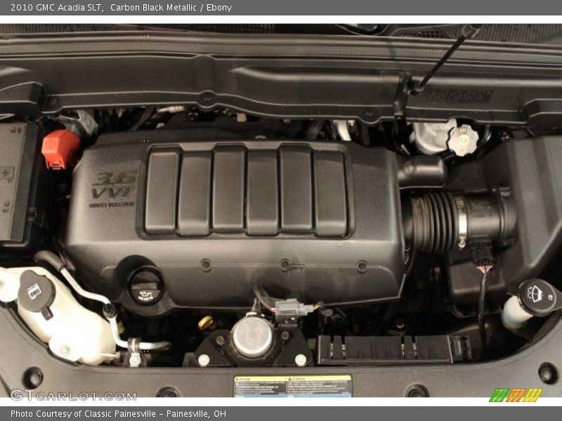 Carbon Black Metallic / Ebony 2010 GMC Acadia SLT