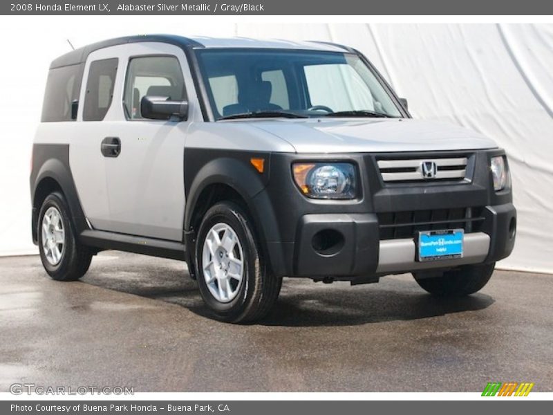 Alabaster Silver Metallic / Gray/Black 2008 Honda Element LX