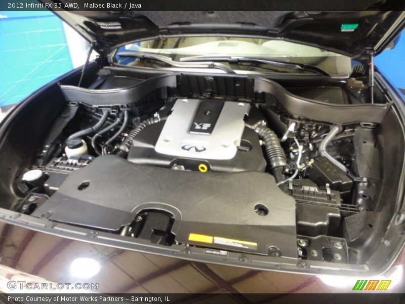 Malbec Black / Java 2012 Infiniti FX 35 AWD