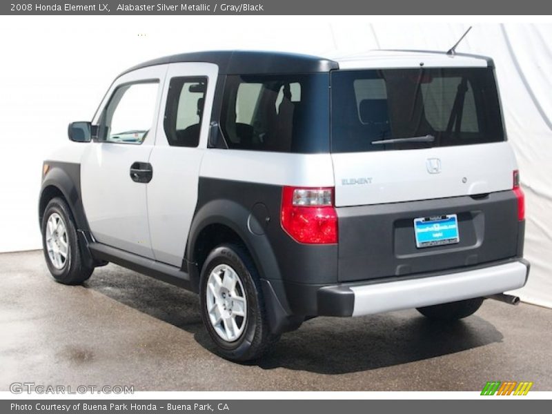 Alabaster Silver Metallic / Gray/Black 2008 Honda Element LX