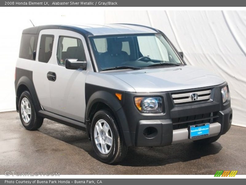 Alabaster Silver Metallic / Gray/Black 2008 Honda Element LX
