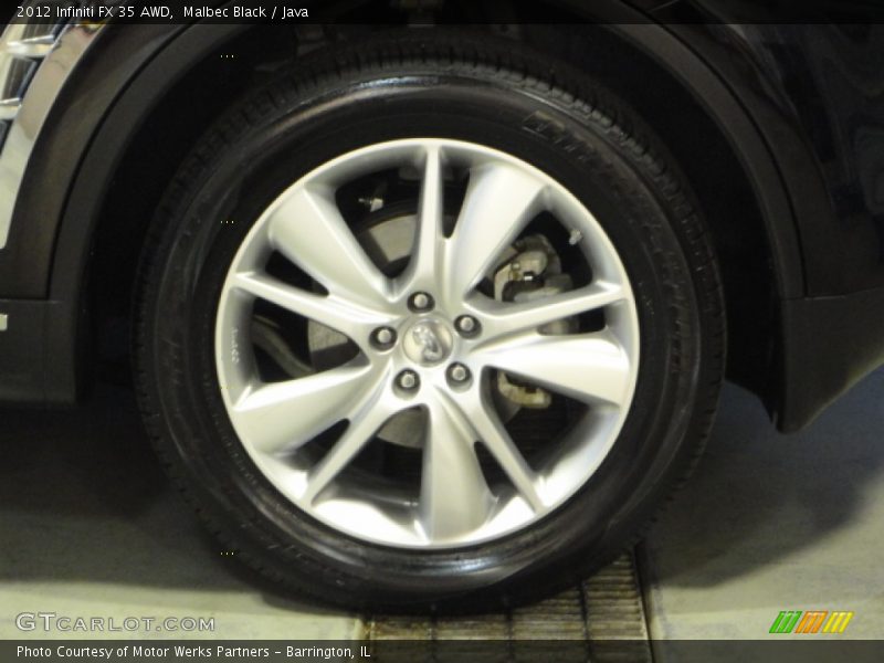 Malbec Black / Java 2012 Infiniti FX 35 AWD