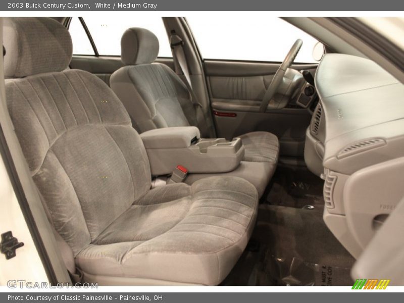 White / Medium Gray 2003 Buick Century Custom
