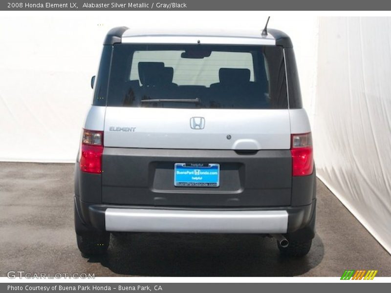 Alabaster Silver Metallic / Gray/Black 2008 Honda Element LX
