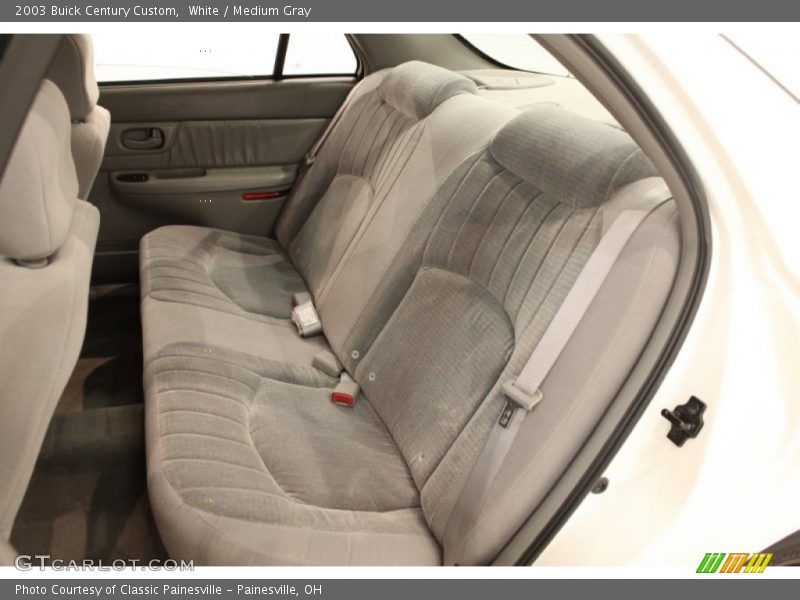 White / Medium Gray 2003 Buick Century Custom