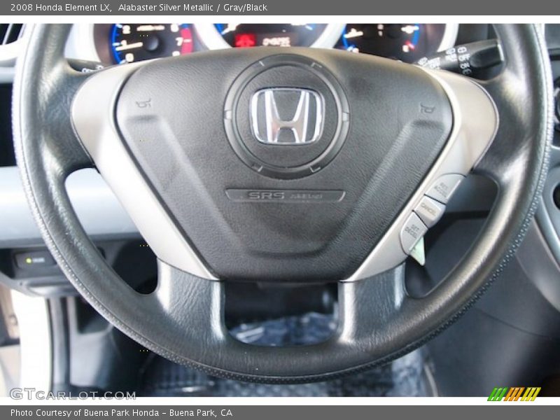 Alabaster Silver Metallic / Gray/Black 2008 Honda Element LX