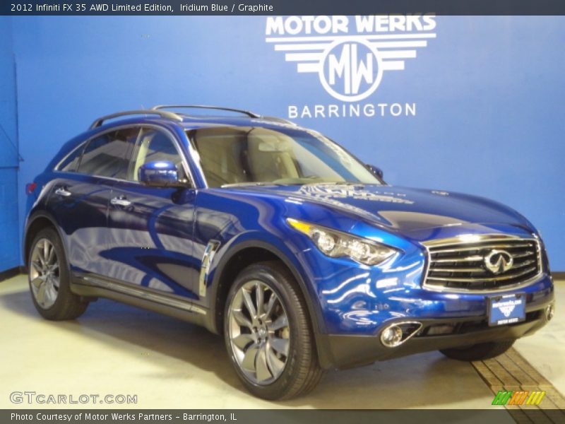Iridium Blue / Graphite 2012 Infiniti FX 35 AWD Limited Edition