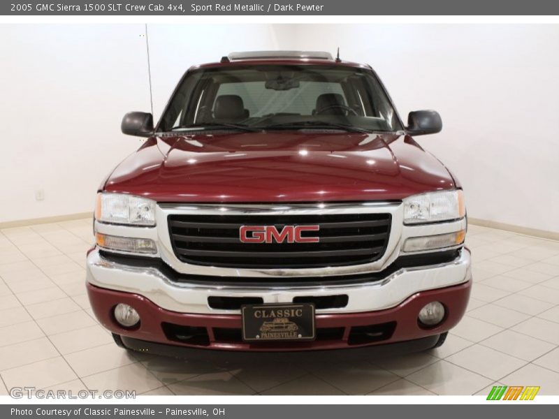 Sport Red Metallic / Dark Pewter 2005 GMC Sierra 1500 SLT Crew Cab 4x4
