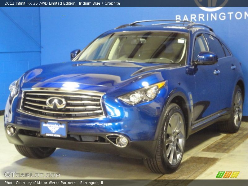 Iridium Blue / Graphite 2012 Infiniti FX 35 AWD Limited Edition