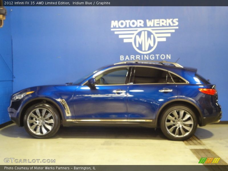 Iridium Blue / Graphite 2012 Infiniti FX 35 AWD Limited Edition