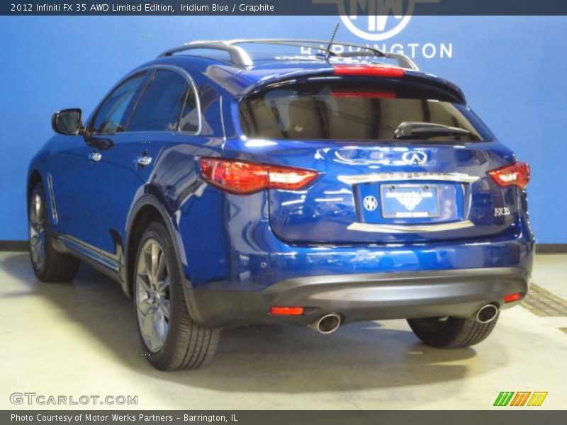 Iridium Blue / Graphite 2012 Infiniti FX 35 AWD Limited Edition