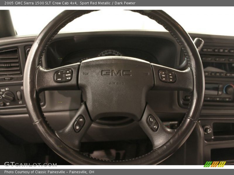 Sport Red Metallic / Dark Pewter 2005 GMC Sierra 1500 SLT Crew Cab 4x4