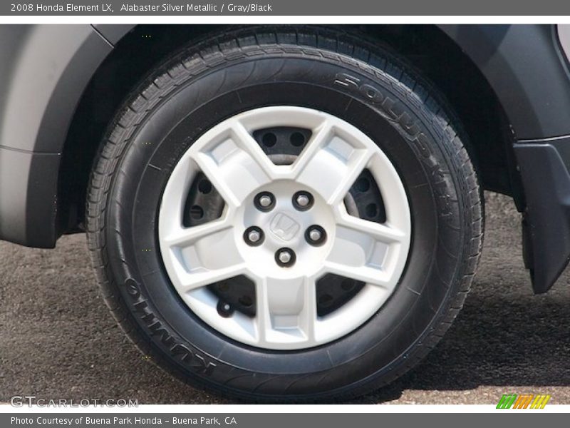 Alabaster Silver Metallic / Gray/Black 2008 Honda Element LX