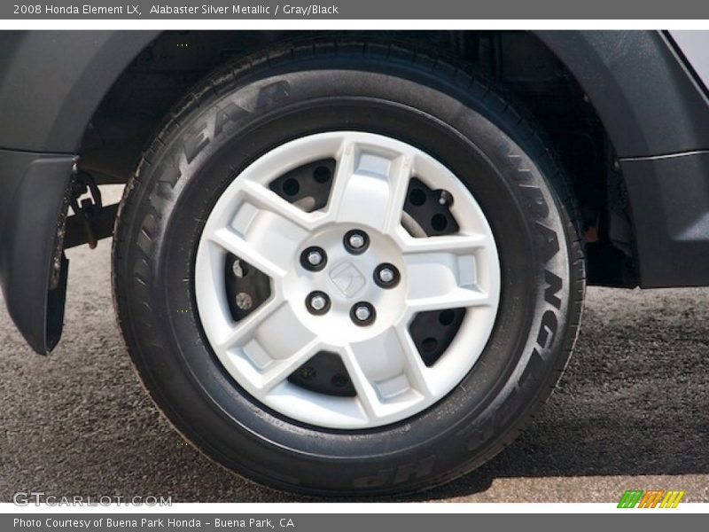 Alabaster Silver Metallic / Gray/Black 2008 Honda Element LX
