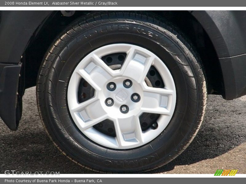 Alabaster Silver Metallic / Gray/Black 2008 Honda Element LX