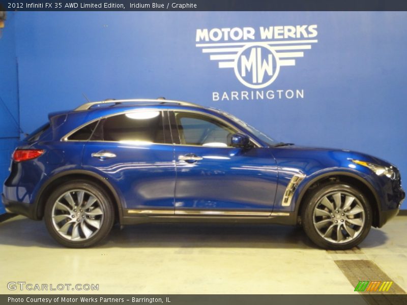Iridium Blue / Graphite 2012 Infiniti FX 35 AWD Limited Edition