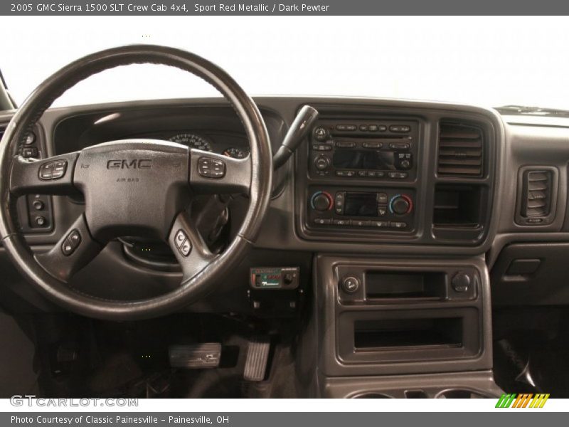 Sport Red Metallic / Dark Pewter 2005 GMC Sierra 1500 SLT Crew Cab 4x4