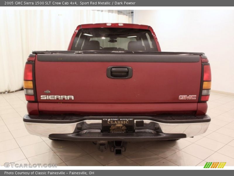 Sport Red Metallic / Dark Pewter 2005 GMC Sierra 1500 SLT Crew Cab 4x4