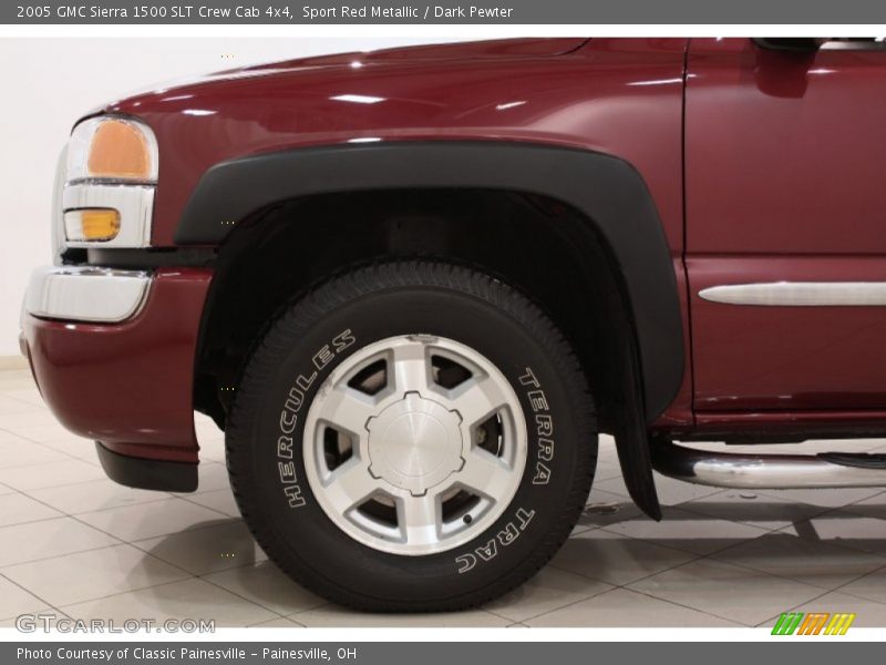 Sport Red Metallic / Dark Pewter 2005 GMC Sierra 1500 SLT Crew Cab 4x4