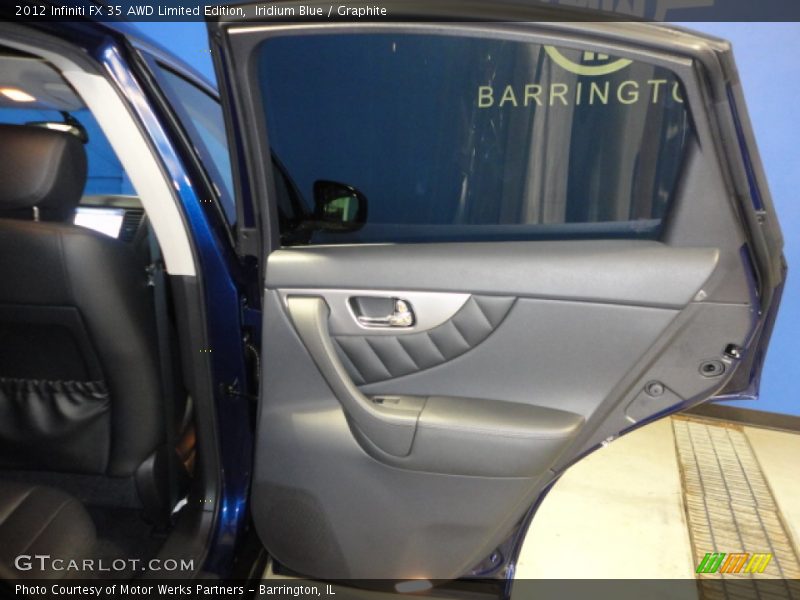 Iridium Blue / Graphite 2012 Infiniti FX 35 AWD Limited Edition