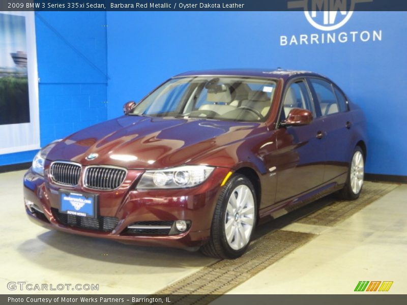 Barbara Red Metallic / Oyster Dakota Leather 2009 BMW 3 Series 335xi Sedan
