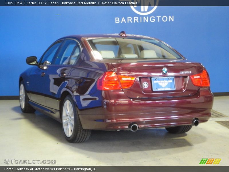 Barbara Red Metallic / Oyster Dakota Leather 2009 BMW 3 Series 335xi Sedan
