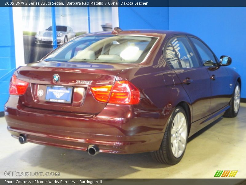 Barbara Red Metallic / Oyster Dakota Leather 2009 BMW 3 Series 335xi Sedan