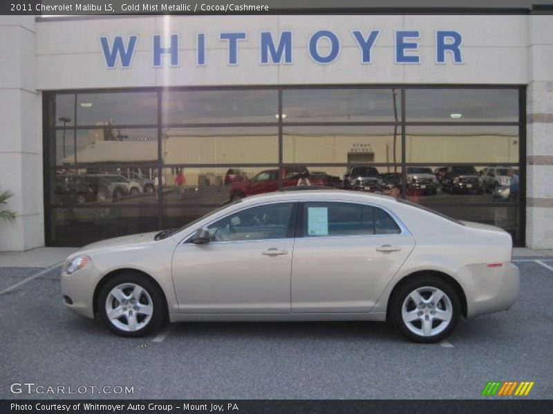 Gold Mist Metallic / Cocoa/Cashmere 2011 Chevrolet Malibu LS