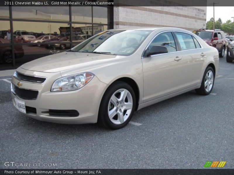 Gold Mist Metallic / Cocoa/Cashmere 2011 Chevrolet Malibu LS