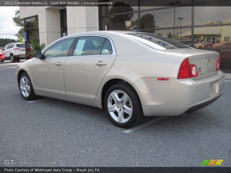 Gold Mist Metallic / Cocoa/Cashmere 2011 Chevrolet Malibu LS