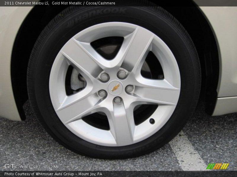 Gold Mist Metallic / Cocoa/Cashmere 2011 Chevrolet Malibu LS