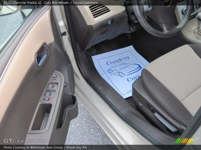 Gold Mist Metallic / Cocoa/Cashmere 2011 Chevrolet Malibu LS
