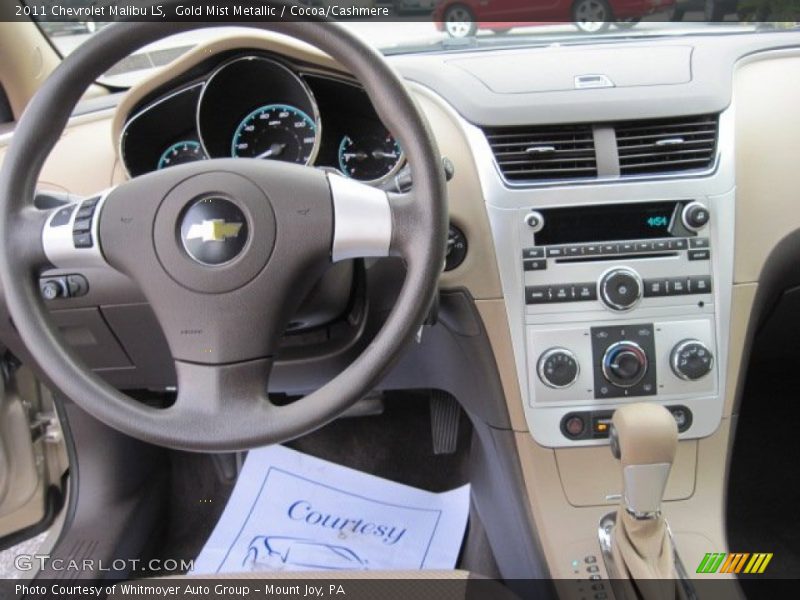 Gold Mist Metallic / Cocoa/Cashmere 2011 Chevrolet Malibu LS