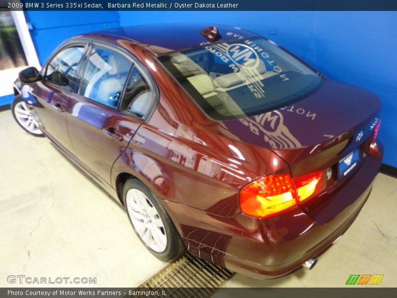 Barbara Red Metallic / Oyster Dakota Leather 2009 BMW 3 Series 335xi Sedan