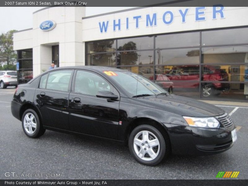 Black Onyx / Gray 2007 Saturn ION 2 Sedan