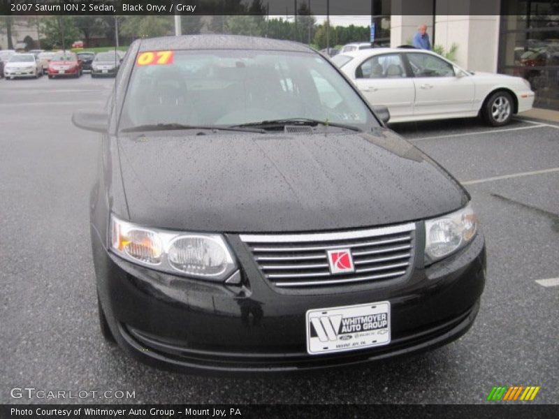 Black Onyx / Gray 2007 Saturn ION 2 Sedan