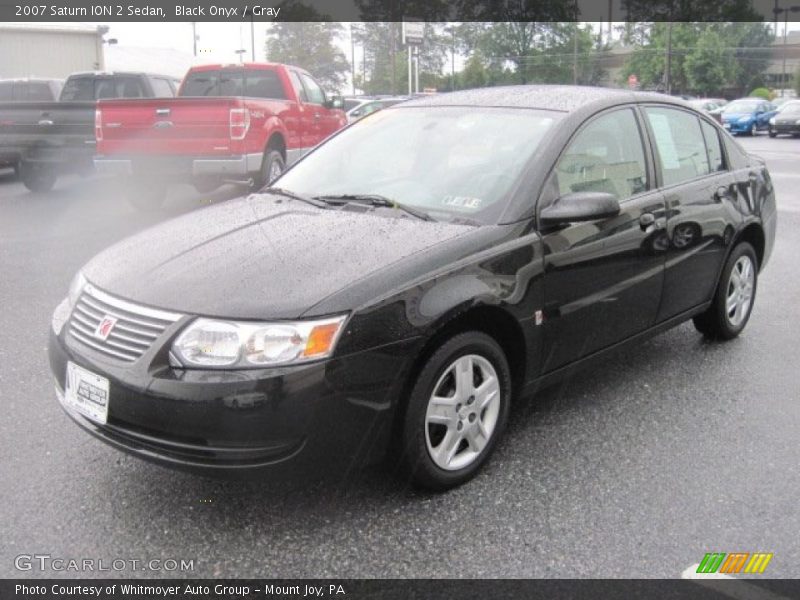 Black Onyx / Gray 2007 Saturn ION 2 Sedan