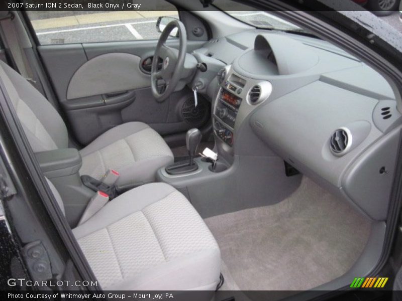 Black Onyx / Gray 2007 Saturn ION 2 Sedan