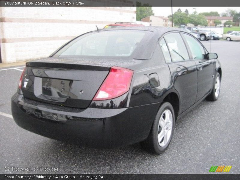 Black Onyx / Gray 2007 Saturn ION 2 Sedan