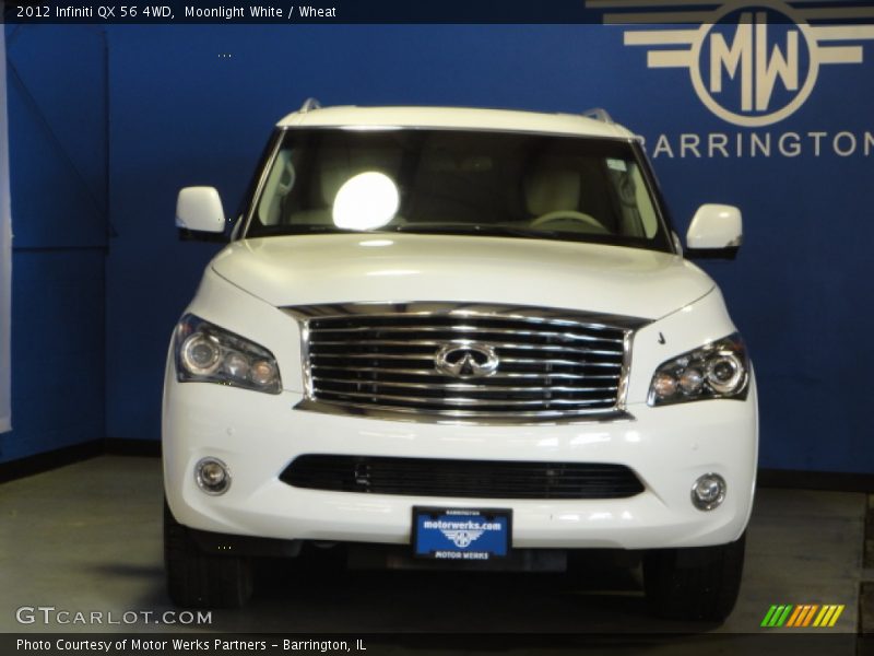 Moonlight White / Wheat 2012 Infiniti QX 56 4WD