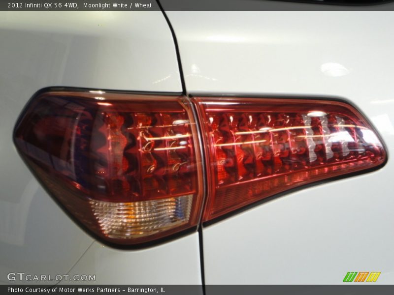 Moonlight White / Wheat 2012 Infiniti QX 56 4WD