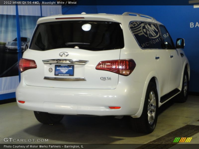 Moonlight White / Wheat 2012 Infiniti QX 56 4WD