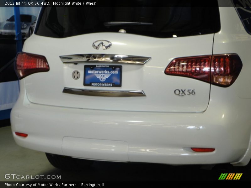Moonlight White / Wheat 2012 Infiniti QX 56 4WD