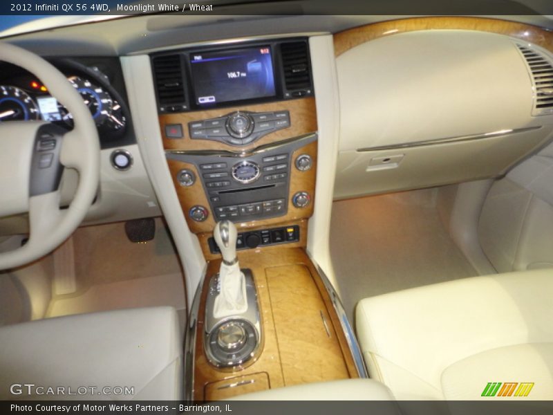 Moonlight White / Wheat 2012 Infiniti QX 56 4WD