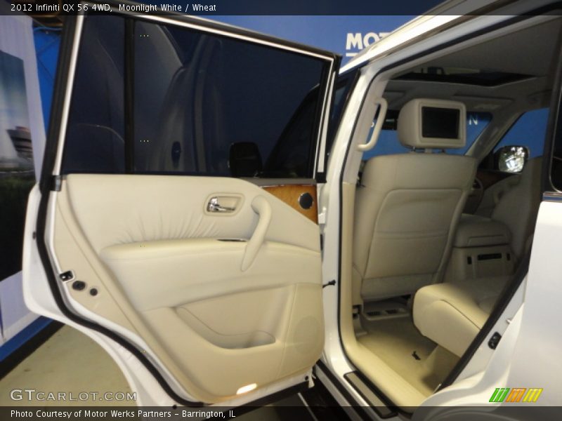 Moonlight White / Wheat 2012 Infiniti QX 56 4WD