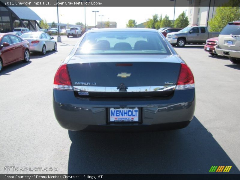 Cyber Gray Metallic / Ebony 2011 Chevrolet Impala LT